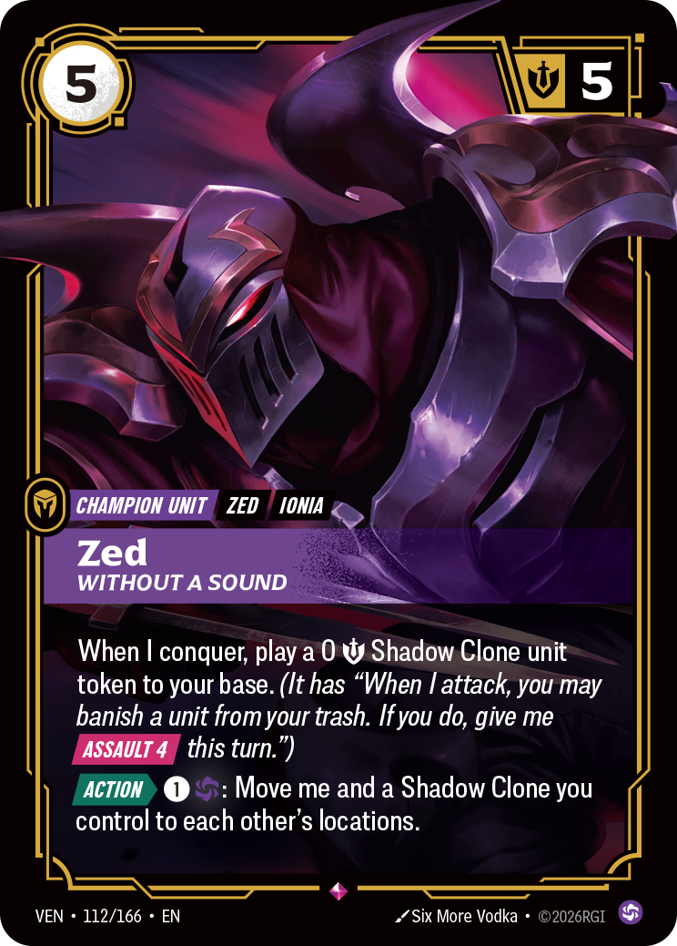 Zed, Without a Sound (112/166) - VEN