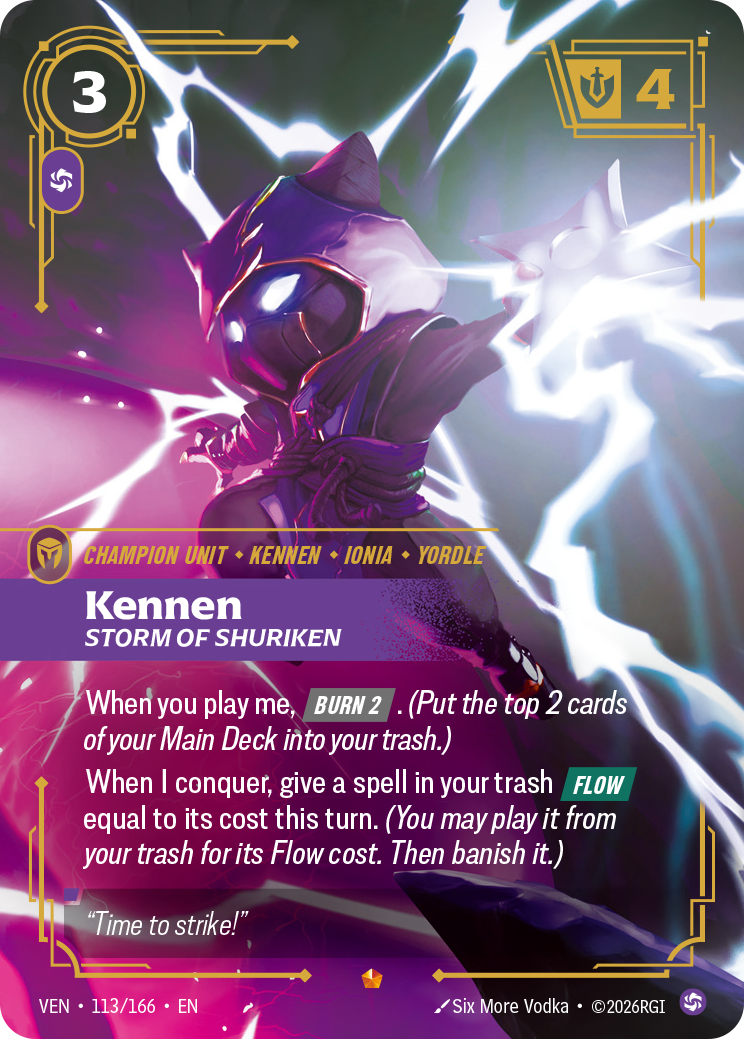 Kennen, storm of Shuriken (113/166) - VEN