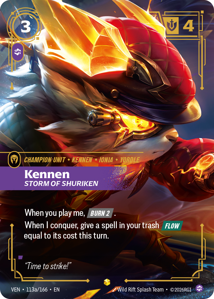 Kennen, Storm of Shuriken (113a/166) - VEN