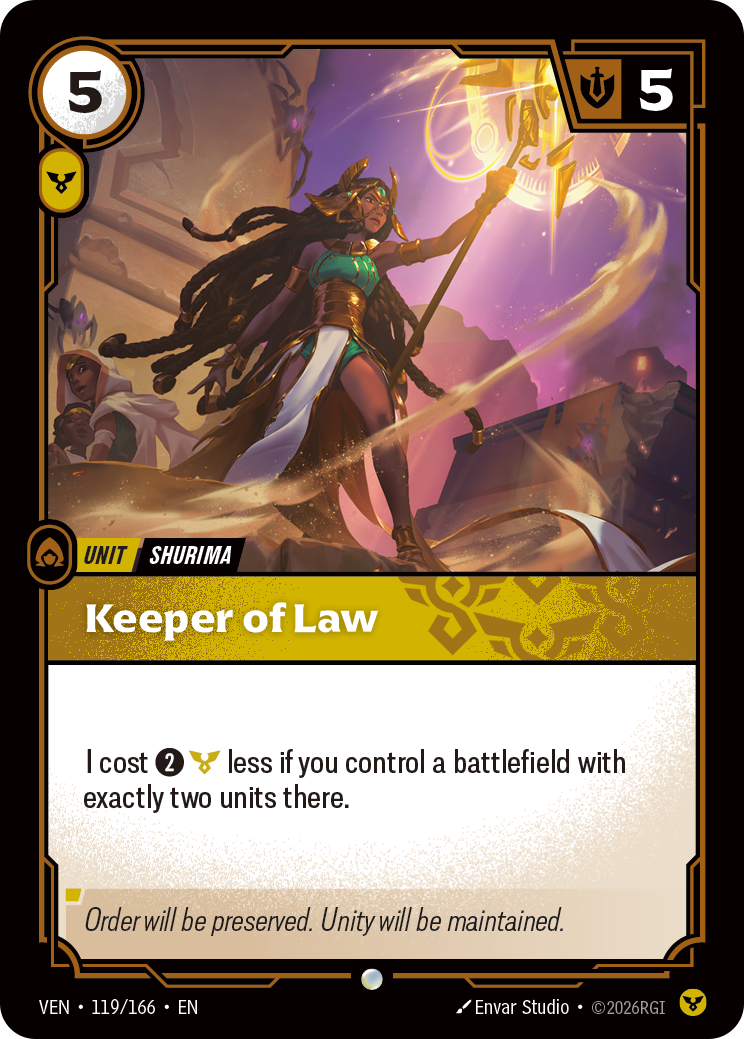 Keeper of Law (119/166) - VEN