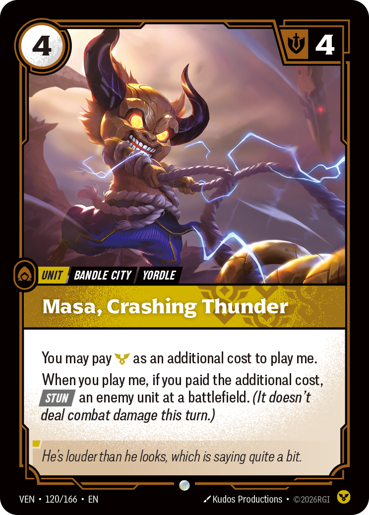 Masa, Crashing Thunder (120/166) - VEN