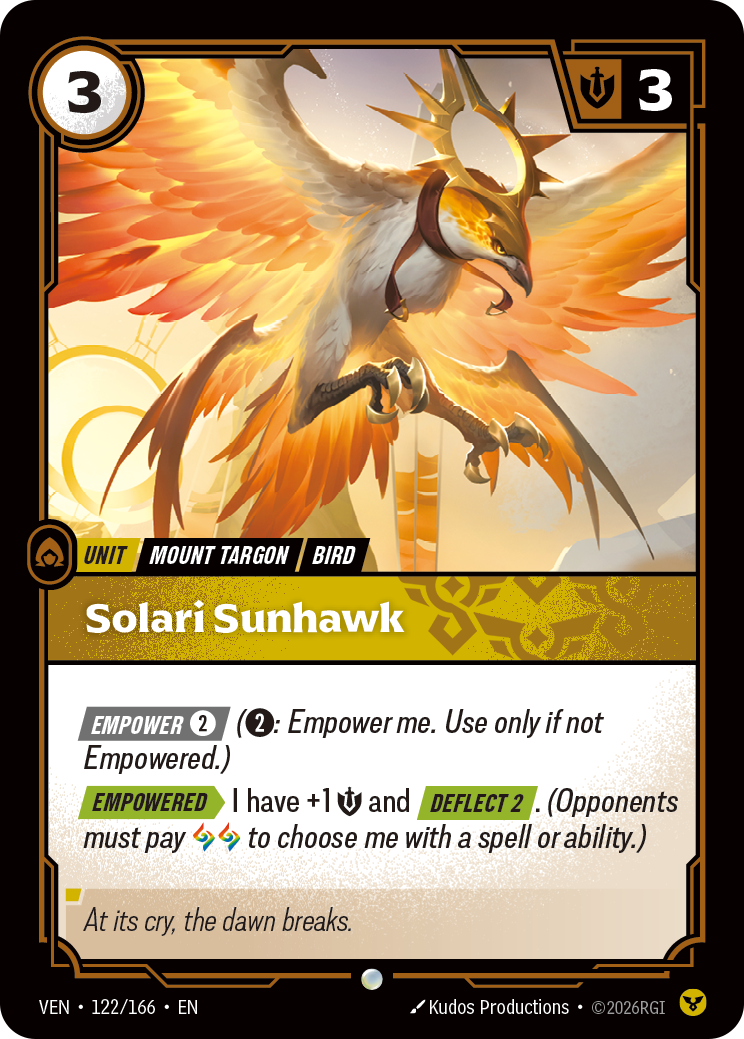Solari Sunhawk (122/166) - VEN