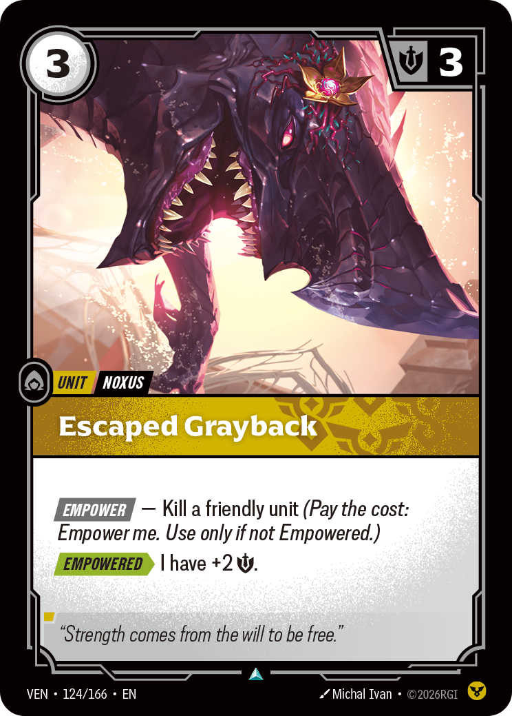 Escaped Grayback (124/166) - VEN