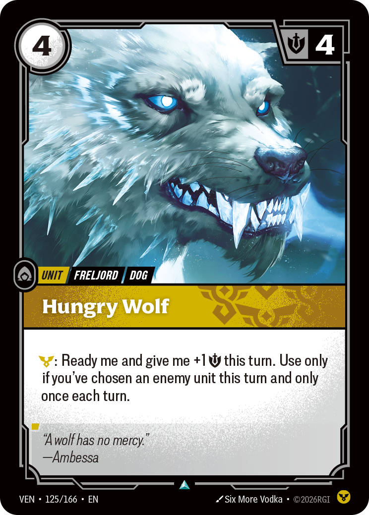 Hungry Wolf (125/166) - VEN