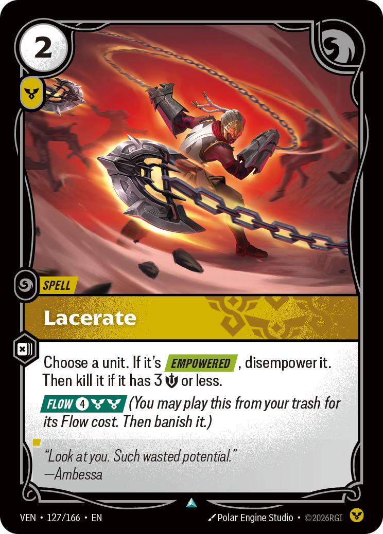 Lacerate (127/166) - VEN