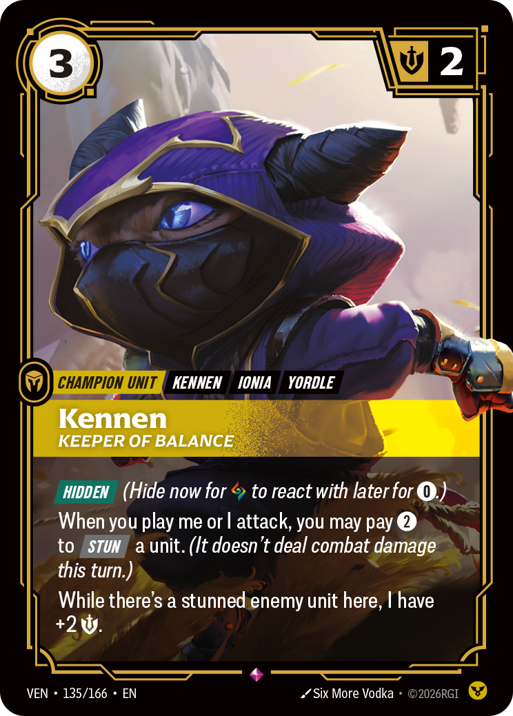 Kennen, Keeper of Balance (135/166) - VEN