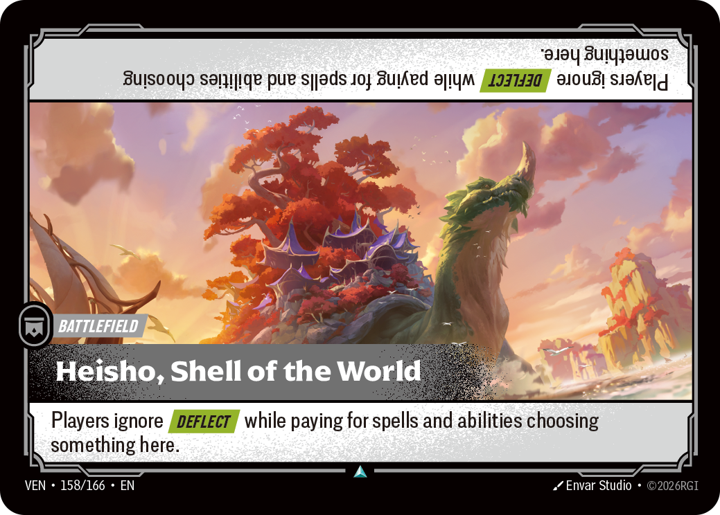 Heisho, Shell of the World (158/166) - VEN - Foil